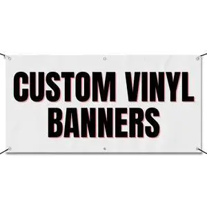 Custom 3x6 Indoor or Outdoor Heavy Duty Vinyl Banner for Business, Birthdays, Holidays, & Special Events (16 Ounces) Custom 3x6 Indoor or Outdoor Heavy Duty Vinyl Banner for Business, Birthdays, Holidays, & Special Events (16 Ounces)