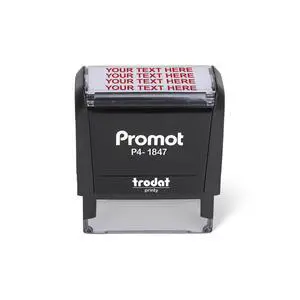 4-Line Custom Stamp- Personalized Name & Address Stamp (Medium) | Customized Name Stamps, Consistent Impressions, Built-In Self-Inking Mechanism, Choose Font & Ink Color 4-Line Custom Stamp- Personalized Name & Address Stamp (Medium) | Customized Name Stamps, Consistent Impressions, Built-In Self-Inking Mechanism, Choose Font & Ink Color