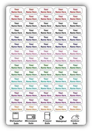 75 Personalized Waterproof Name Labels. Press and Stick Multi use Custom Name Labels. Customized 2 Lines of Text and Color. ID Identification Name Stickers with Permanent Self Adhesive 75 Personalized Waterproof Name Labels. Press and Stick Multi use Custom Name Labels. Customized 2 Lines of Text and Color. ID Identification Name Stickers with Permanent Self Adhesive