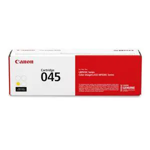 Genuine 045 Yellow Toner Cartridge Compatible with LBP612Cdw, MF632Cdw, MF634Cdw Genuine 045 Yellow Toner Cartridge Compatible with LBP612Cdw, MF632Cdw, MF634Cdw