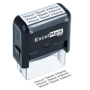 Custom Rubber Stamp Clean & Easy Stamping Personalized Self-Inking Stamp (Small) Custom Rubber Stamp Clean & Easy Stamping Personalized Self-Inking Stamp (Small)