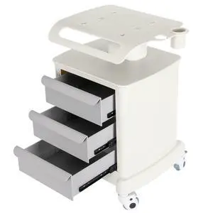 Medical Cart 4-Tier Mobile Ultrasound Cart Beauty Salon Storage Trolley | 110Lbs Load, ABS Material, Medical Rolling Carts with Wheels and Drawers, For Lab Hospital Office Bedroom Dental Clinic Medical Cart 4-Tier Mobile Ultrasound Cart Beauty Salon Storage Trolley | 110Lbs Load, ABS Material, Medical Rolling Carts with Wheels and Drawers, For Lab Hospital Office Bedroom Dental Clinic