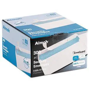 #6 3/4 Small Envelopes Self Seal Security Envelopes No Window 1800Ct | No Window, EnveGuard, Security Tint, 3-5/8 x 6-1/2 In, 24 lb Paper, White, 1800 Count, Quick-Seal Closure (34300) #6 3/4 Small Envelopes Self Seal Security Envelopes No Window 1800Ct | No Window, EnveGuard, Security Tint, 3-5/8 x 6-1/2 In, 24 lb Paper, White, 1800 Count, Quick-Seal Closure (34300)