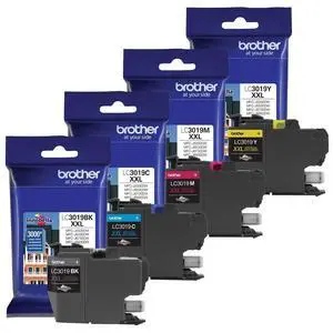 Genuine LC3019 (LC-3019) (BK/C/M/Y) High Yield Color Ink 4-Pack (Includes 1 Each LC3019BK, LC3019C, LC3019M, LC3019Y) Genuine LC3019 (LC-3019) (BK/C/M/Y) High Yield Color Ink 4-Pack (Includes 1 Each LC3019BK, LC3019C, LC3019M, LC3019Y)