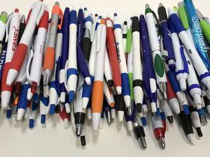 175 Lot Misprint Ink Pens, Ball Point, Plastic, Retractable 175 Lot Misprint Ink Pens, Ball Point, Plastic, Retractable