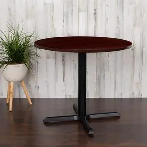 Mahogany 36" Round Conference Table | Multi-Purpose, Meeting Table, Office Furniture Mahogany 36" Round Conference Table | Multi-Purpose, Meeting Table, Office Furniture