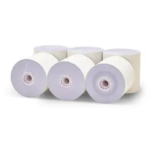 3 X 65' 3-ply White/Canary/Pink Carbonless Kitchen Paper 50 Rolls TMU 220, 50 Rolls 3 X 65' 3-ply White/Canary/Pink Carbonless Kitchen Paper 50 Rolls TMU 220, 50 Rolls
