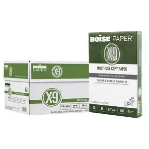 ® X-9® Multi-Use Printer & Copy Paper, 10 Reams, White, Legal (8.5" x 14"), 5000 Sheets Per Case, 20 Lb, 92 Brightn ® X-9® Multi-Use Printer & Copy Paper, 10 Reams, White, Legal (8.5" x 14"), 5000 Sheets Per Case, 20 Lb, 92 Brightn
