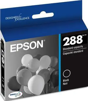 288 Genuine Black Ink Cartridge Standard Capacity T288120 | Works With XP-330 XP-340 XP-430 XP-434 XP-440 XP-446 Inkjet Printers 288 Genuine Black Ink Cartridge Standard Capacity T288120 | Works With XP-330 XP-340 XP-430 XP-434 XP-440 XP-446 Inkjet Printers