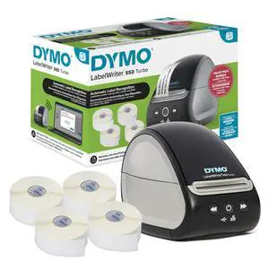 LabelWriter 550 Turbo Label Printer Bundle Label Maker with Direct Thermal Printing Automatic Includes Address Labels Multipurpose Labels Durable Multipurpose LabelWriter 550 Turbo Label Printer Bundle Label Maker with Direct Thermal Printing Automatic Includes Address Labels Multipurpose Labels Durable Multipurpose