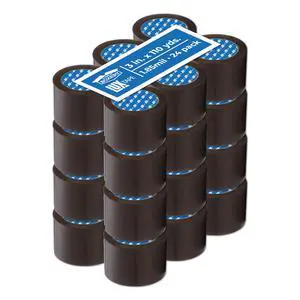 3" x 110 Yards Tan Packing Tape 24 Roll Carton Warehouse Grade Adhesive for Shipping, Moving & Packaging Standard Strength 1.85 Mil Box Sealing Tape 3" x 110 Yards Tan Packing Tape 24 Roll Carton Warehouse Grade Adhesive for Shipping, Moving & Packaging Standard Strength 1.85 Mil Box Sealing Tape