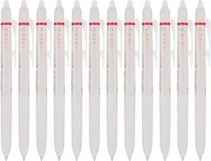 FriXion Waai Retractable & Refillable Erasable Gel Pens, Extra Fine Point 0.5 mm, Cherry Red Ink, 12 Count FriXion Waai Retractable & Refillable Erasable Gel Pens, Extra Fine Point 0.5 mm, Cherry Red Ink, 12 Count