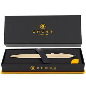 Cross Classic Century Personalized Ballpoint Pen in 23K Gold Plated | Engraved Pen for Retirement, Board Recognition, Job Promotion, Executive Gift Cross Classic Century Personalized Ballpoint Pen in 23K Gold Plated | Engraved Pen for Retirement, Board Recognition, Job Promotion, Executive Gift