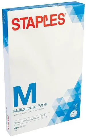 Multipurpose Paper, 11x17 Inch, 20 lb., 96 Brightness, 500/Ream | Ledger-size white paper for office, school & home printing and copying Multipurpose Paper, 11x17 Inch, 20 lb., 96 Brightness, 500/Ream | Ledger-size white paper for office, school & home printing and copying
