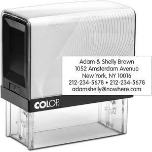 COLOP Large Size Self Inking Custom Text Stamp - Choose from Many Fonts & 15 Ink Colors COLOP Large Size Self Inking Custom Text Stamp - Choose from Many Fonts & 15 Ink Colors