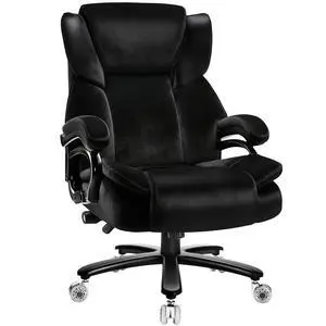 500lbs Fabric Big and Tall Office Chair,500lbs Heavy Duty Office Chair for Heavy People, High Back Executive Computer Chair with Adjustable Lumbar Support, Dual Rubber Wheel 500lbs Fabric Big and Tall Office Chair,500lbs Heavy Duty Office Chair for Heavy People, High Back Executive Computer Chair with Adjustable Lumbar Support, Dual Rubber Wheel