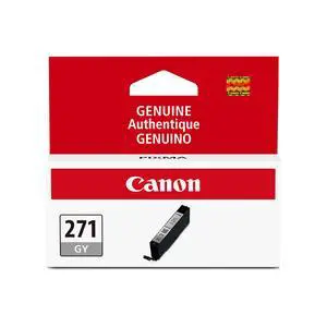 CLI-271 Genuine Gray Ink Tank, Compatible with MG7720, TS8020, and TS9020 Printers CLI-271 Genuine Gray Ink Tank, Compatible with MG7720, TS8020, and TS9020 Printers