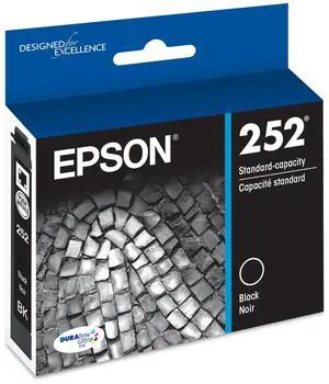 252 Genuine Black Ink Cartridge Standard Capacity T252120 | Works With WorkForce WF-3620 WF-3640 WF-7110 WF-7210 WF-7610 WF-7620 WF-7710 WF-7720 Printers 252 Genuine Black Ink Cartridge Standard Capacity T252120 | Works With WorkForce WF-3620 WF-3640 WF-7110 WF-7210 WF-7610 WF-7620 WF-7710 WF-7720 Printers