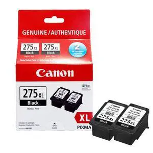 Genuine Ink Cartridges PG-275XL Black Twin Pack (2 Count), High-Yield Original Printer Ink, for PIXMA TR4720 / TS3720 / TS3520 Series Printers Genuine Ink Cartridges PG-275XL Black Twin Pack (2 Count), High-Yield Original Printer Ink, for PIXMA TR4720 / TS3720 / TS3520 Series Printers