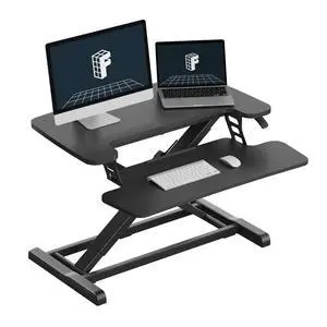 Standing Desk Converter 28" Desk Riser for Small Spaces, Compact Desktop Riser Sit Stand Computer Workstation, Stand Up Desk Converter for Laptop & Single Monitor, Black Standing Desk Converter 28" Desk Riser for Small Spaces, Compact Desktop Riser Sit Stand Computer Workstation, Stand Up Desk Converter for Laptop & Single Monitor, Black