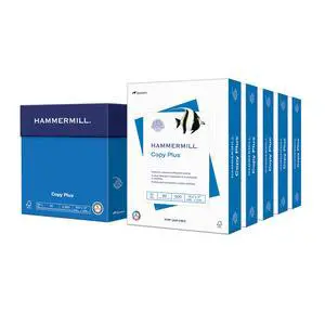 Printer Paper, 20 lb Copy Plus, 8.5 x 11-5 Ream (2,500 Sheets) - 92 Bright Printer Paper, 20 lb Copy Plus, 8.5 x 11-5 Ream (2,500 Sheets) - 92 Bright