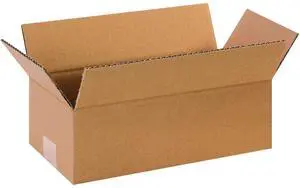 12"L x 6"W x 4"H Flat Shipping Boxes (25-Pack) | Corrugated Cardboard Single-Wall Long Kraft Boxes for Moving, Packing and Storage 12"L x 6"W x 4"H Flat Shipping Boxes (25-Pack) | Corrugated Cardboard Single-Wall Long Kraft Boxes for Moving, Packing and Storage