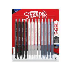 ® S-Gel Fashion Barrel Gel Pens, Medium Point, 0.7 mm, Assorted Barrel, Assorted Ink, Pack Of 12 Pens ® S-Gel Fashion Barrel Gel Pens, Medium Point, 0.7 mm, Assorted Barrel, Assorted Ink, Pack Of 12 Pens