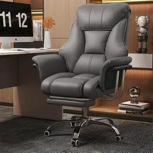 Big and Tall Office Chair 550 lbs Extra Wide Leather Executive Chair with Retractable Footrest, Heavy-Duty Ergonomic Chair, Adjustable Height Computer Gaming Chairs Big and Tall Office Chair 550 lbs Extra Wide Leather Executive Chair with Retractable Footrest, Heavy-Duty Ergonomic Chair, Adjustable Height Computer Gaming Chairs
