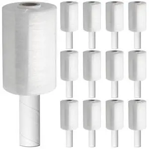 Shrink Wrap Roll for Moving | Stretch Wrap for Packing | Heavy Duty 12 Pack | 5" x 1000' FT - 80 Gauge Thick | Ideal for Furniture, Pallets | Clear Shrink Wrap Roll for Moving | Stretch Wrap for Packing | Heavy Duty 12 Pack | 5" x 1000' FT - 80 Gauge Thick | Ideal for Furniture, Pallets | Clear