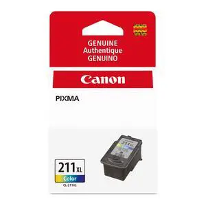 CL-211 XL Genuine Color Ink Cartridge, Compatible with MX330, MP240/250/270/280/480/490/495, iP2702, MX340/350/320/410/420 CL-211 XL Genuine Color Ink Cartridge, Compatible with MX330, MP240/250/270/280/480/490/495, iP2702, MX340/350/320/410/420