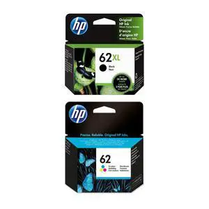 62XL Blk/62 CMY Original Ink Bundle for Envy 5540/7640, OfficeJet 5740 62XL Blk/62 CMY Original Ink Bundle for Envy 5540/7640, OfficeJet 5740