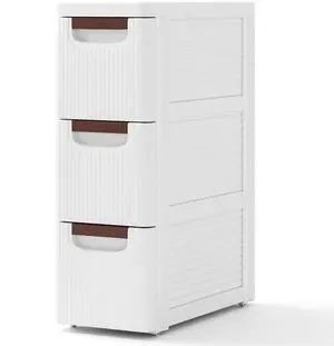 3 Drawers Storage Cart, Narrow Plastic Dresser, Rolling Organizer Cart for Office Classroom Bedroom Bathroom Art Craft Supplies, Mobile Slim Utility Cart on Wheels (7.5"x16.5"x22.5") 3 Drawers Storage Cart, Narrow Plastic Dresser, Rolling Organizer Cart for Office Classroom Bedroom Bathroom Art Craft Supplies, Mobile Slim Utility Cart on Wheels (7.5"x16.5"x22.5")