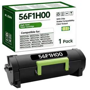 MS521 56F1H00 Black Toner Cartridge with Chip for 56F1000 56F1U00 | Compatible for Lexmark MS521dw MS621dn MS321dn MS421dn MS421dw MS521dn MS621dw Printer 56F1000 56F1U00 Toner (15000 Page) MS521 56F1H00 Black Toner Cartridge with Chip for 56F1000 56F1U00 | Compatible for Lexmark MS521dw MS621dn MS321dn MS421dn MS421dw MS521dn MS621dw Printer 56F1000 56F1U00 Toner (15000 Page)