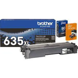 Genuine TN635XLBK High Yield Black Toner Cartridge, Up to 5,500 Pages, Bundle with Deco Essentials Printer eBook for MFC-L8930CDW, HL-L8430CDW, MFC-L8730CDW, HL-L8570CDW Genuine TN635XLBK High Yield Black Toner Cartridge, Up to 5,500 Pages, Bundle with Deco Essentials Printer eBook for MFC-L8930CDW, HL-L8430CDW, MFC-L8730CDW, HL-L8570CDW