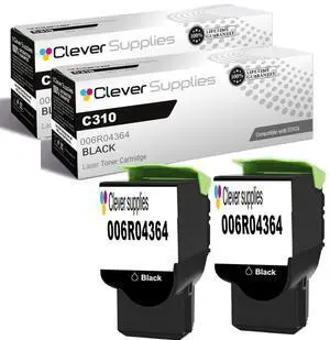CS Replacement Compatible with Xerox C310 Toner Cartridge 006R04364 to use | C315 (Black, 2-Pack) CS Replacement Compatible with Xerox C310 Toner Cartridge 006R04364 to use | C315 (Black, 2-Pack)