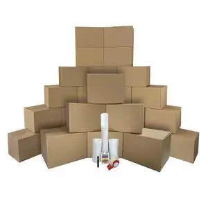 Moving Box Kits, Bigger Boxes Smart Moving Kit #2 | 2-3 Bedrooms, Small Spaces, Includes All Boxes & Supplies, Quick & Painless Move Moving Box Kits, Bigger Boxes Smart Moving Kit #2 | 2-3 Bedrooms, Small Spaces, Includes All Boxes & Supplies, Quick & Painless Move