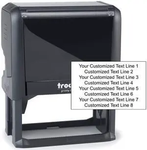 Trodat 4926 Return Address Stamp - Custom Text Stamp - Choose from Many Fonts & 15 Ink Colors! Trodat 4926 Return Address Stamp - Custom Text Stamp - Choose from Many Fonts & 15 Ink Colors!