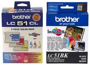 LC51 Print Cartridge - Black, Yellow, Cyan, Magenta (4-Pack) LC51 Print Cartridge - Black, Yellow, Cyan, Magenta (4-Pack)