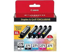 1804229 PGI 270 XL/CLI 271 Black/Color Ink Cartridge High Yield 1804229 PGI 270 XL/CLI 271 Black/Color Ink Cartridge High Yield
