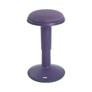 Sitwell Wobble Stool with Cushion, Adjustable Height, Active Seating, Eggplant Sitwell Wobble Stool with Cushion, Adjustable Height, Active Seating, Eggplant