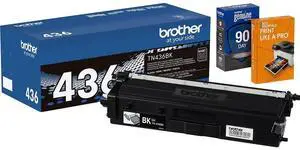 Genuine TN436BK Super High Yield Black Toner Cartridge, Up to 6,500 Pages, for HL-L8360CDW, MFC-L8900CDW, HL-L9310CDW, MFC-L9570CDW, MFC-L8895CDW, Bundle with Deco Essentials Printer eBook Genuine TN436BK Super High Yield Black Toner Cartridge, Up to 6,500 Pages, for HL-L8360CDW, MFC-L8900CDW, HL-L9310CDW, MFC-L9570CDW, MFC-L8895CDW, Bundle with Deco Essentials Printer eBook
