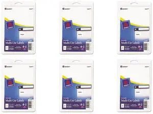Removable Multi-Use Labels, Inkjet/Laser Printers, 1.5 x 3, White, 3/Sheet, 50 Sheets/Pack, (5440), Sold as 6 Pack Removable Multi-Use Labels, Inkjet/Laser Printers, 1.5 x 3, White, 3/Sheet, 50 Sheets/Pack, (5440), Sold as 6 Pack