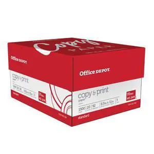 Copy Print Paper, 8 1/2in. x 11in., 20 Lb, Bright White, 500 Sheets Per Ream, Case Of 3 Reams, 1008 Copy Print Paper, 8 1/2in. x 11in., 20 Lb, Bright White, 500 Sheets Per Ream, Case Of 3 Reams, 1008
