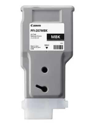 8788B001 PFI-207MBK Ink Tank 300ML for IPF680 IPF685 IPF780 IPF785 8788B001 PFI-207MBK Ink Tank 300ML for IPF680 IPF685 IPF780 IPF785