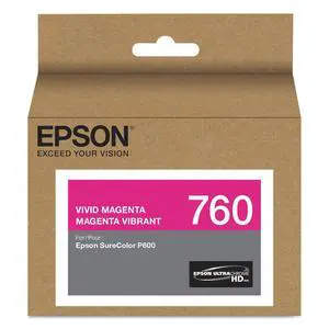 T760320 UltraChrome HD Vivid Magenta Standard Capacity Cartridge Ink T760320 UltraChrome HD Vivid Magenta Standard Capacity Cartridge Ink