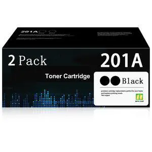 201A Black Toner Cartridges (2-Pack) with Chip Replacement for HP 201A 201X | (CF400A) Black,with Color Laserjet Pro M252, HP Color Laserjet Pro MFP M277 M274n M252 Series printer 201A Black Toner Cartridges (2-Pack) with Chip Replacement for HP 201A 201X | (CF400A) Black,with Color Laserjet Pro M252, HP Color Laserjet Pro MFP M277 M274n M252 Series printer