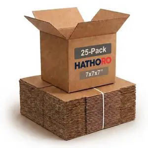 Shipping Boxes 7"L x 7"W x 7"H (25-Pack) | Small Square Kraft Corrugated Cardboard Boxes for Packing, Moving and Storage, Multi-Purpose Shipping Boxes 7"L x 7"W x 7"H (25-Pack) | Small Square Kraft Corrugated Cardboard Boxes for Packing, Moving and Storage, Multi-Purpose