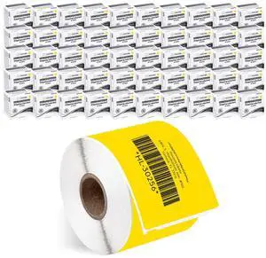 Compatible with Dymo 30256 Labels, Yellow, 2-5/16" x 4" | Shipping Labels; Compatible With Dymo LW 450, 4XL (Not 5**, 5XL), Rollo & Zebra; 50 Rolls /15000 Labels Compatible with Dymo 30256 Labels, Yellow, 2-5/16" x 4" | Shipping Labels; Compatible With Dymo LW 450, 4XL (Not 5**, 5XL), Rollo & Zebra; 50 Rolls /15000 Labels