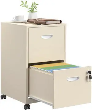 2 Drawer File Cabinet,Metal Mobile File Cabinet with Lock Cream | Filing Cabinet with Wheel,Vertical File Cabinet for Home Office,Under Desk Rolling File Cabinets for Hanging Letter/A4 2 Drawer File Cabinet,Metal Mobile File Cabinet with Lock Cream | Filing Cabinet with Wheel,Vertical File Cabinet for Home Office,Under Desk Rolling File Cabinets for Hanging Letter/A4