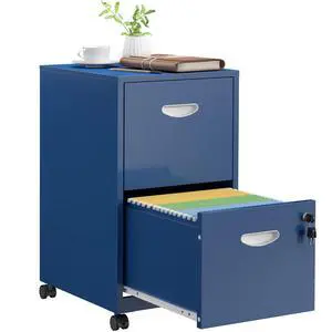 2 Drawer File Cabinet,Metal Mobile File Cabinet with Lock Blue | Filing Cabinet with Wheel,Vertical File Cabinet for Home Office,Under Desk Rolling File Cabinets for Hanging Letter/A4 2 Drawer File Cabinet,Metal Mobile File Cabinet with Lock Blue | Filing Cabinet with Wheel,Vertical File Cabinet for Home Office,Under Desk Rolling File Cabinets for Hanging Letter/A4
